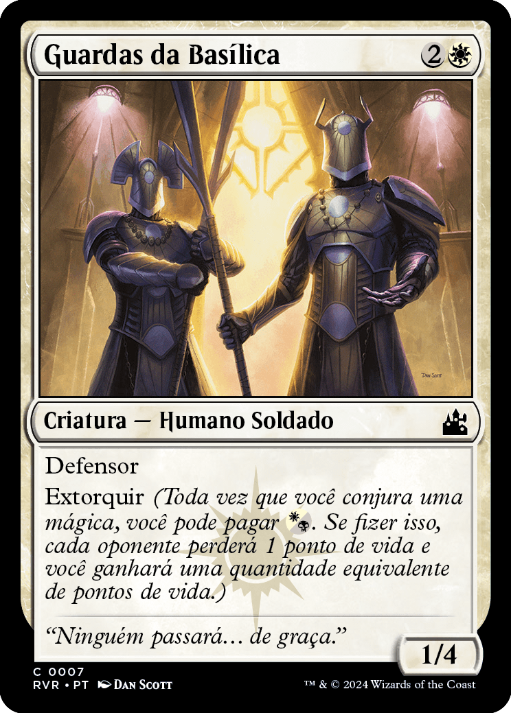 Guardas da Basílica / Basilica Guards - Magic: The Gathering - MoxLand