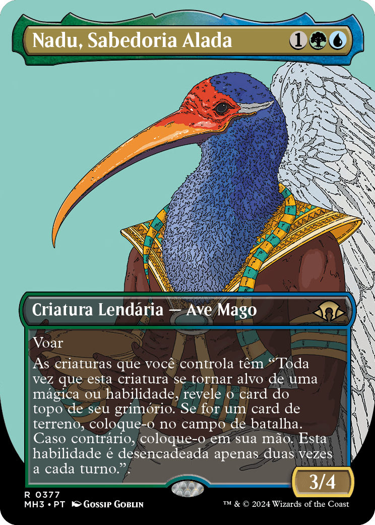 Nadu, Sabedoria Alada / Nadu, Winged Wisdom - Magic: The Gathering - MoxLand