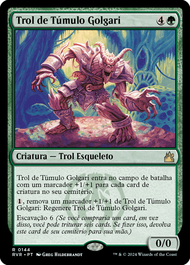 Trol de Túmulo Golgari / Golgari Grave-Troll - Magic: The Gathering - MoxLand