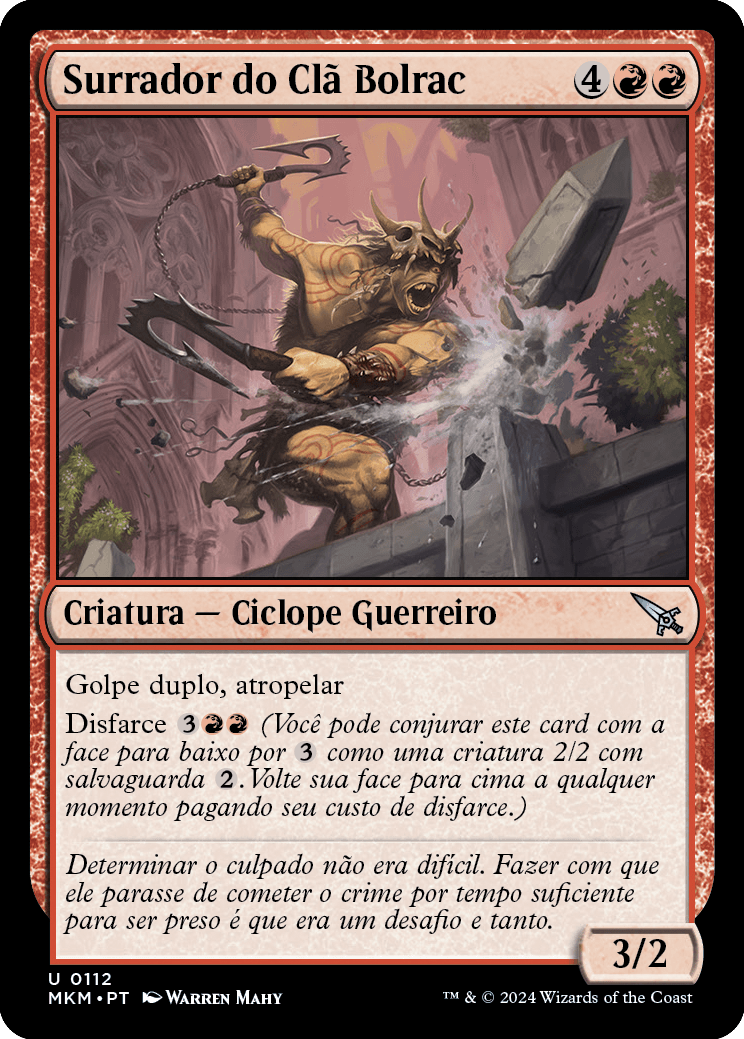 Surrador do Clã Bolrac / Bolrac-Clan Basher - Magic: The Gathering - MoxLand