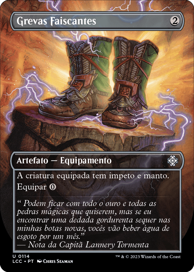 Grevas Faiscantes / Lightning Greaves - Magic: The Gathering - MoxLand