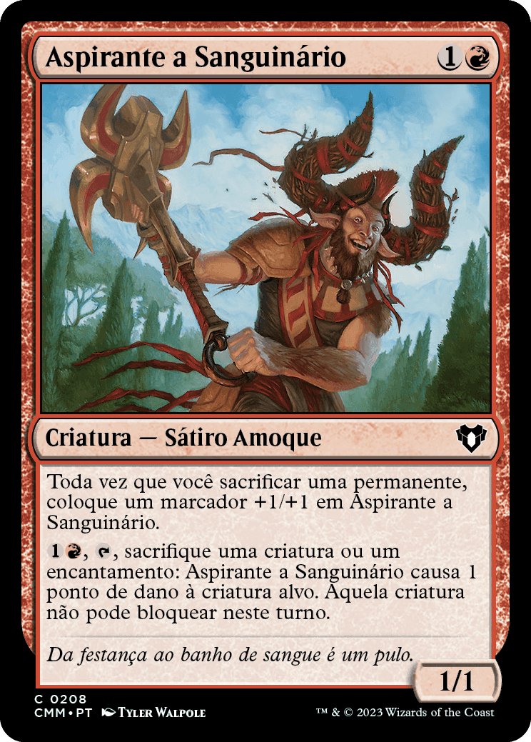 Aspirante a Sanguinário / Blood Aspirant - Magic: The Gathering - MoxLand