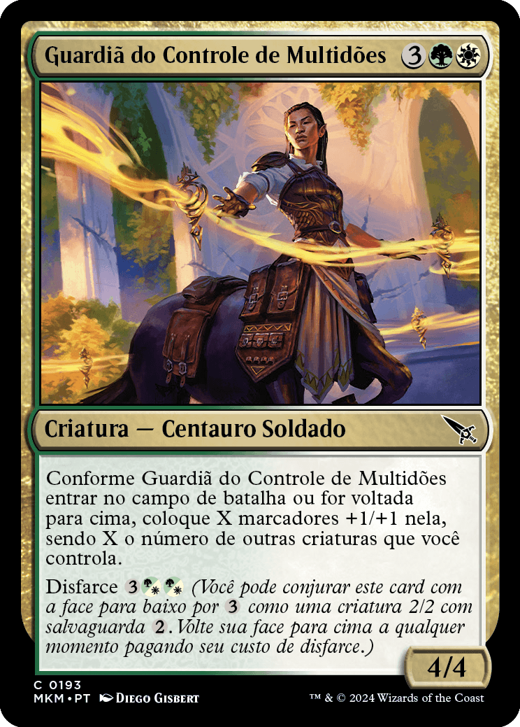 Guardiã do Controle de Multidões / Crowd-Control Warden - Magic: The Gathering - MoxLand