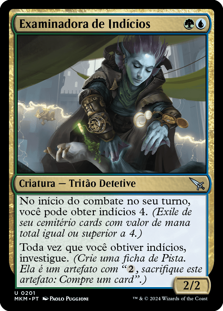 Examinadora de Indícios / Evidence Examiner - Magic: The Gathering - MoxLand