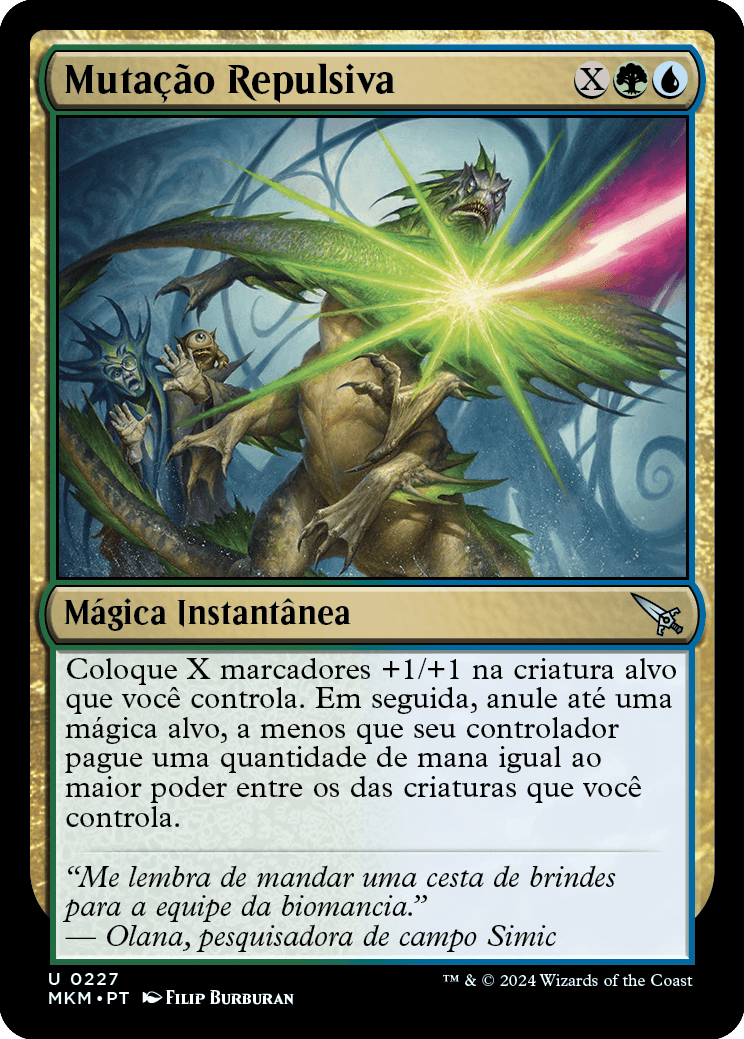 Mutação Repulsiva / Repulsive Mutation - Magic: The Gathering - MoxLand