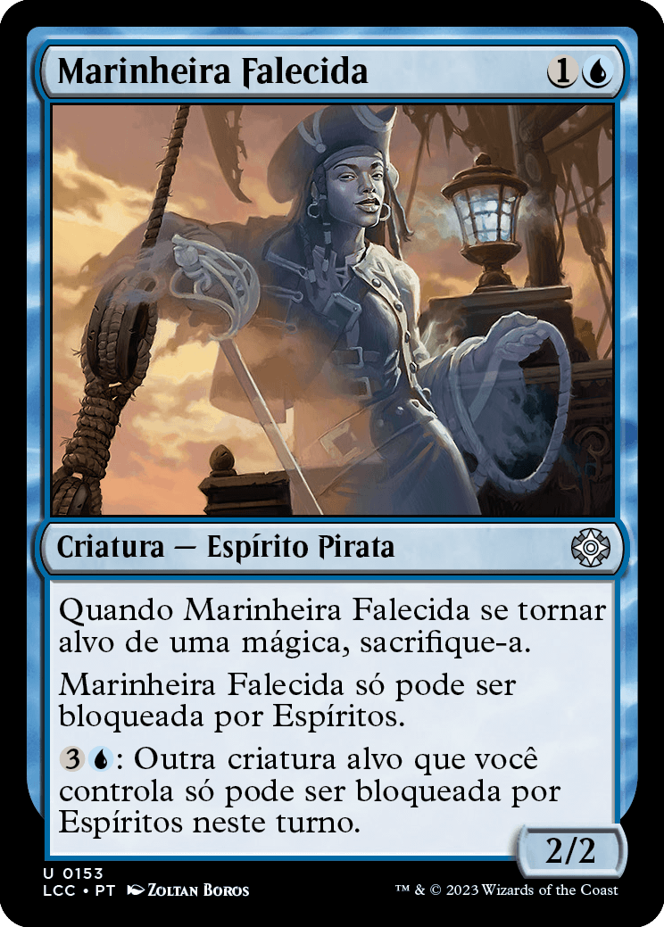 Marinheira Falecida / Departed Deckhand - Magic: The Gathering - MoxLand