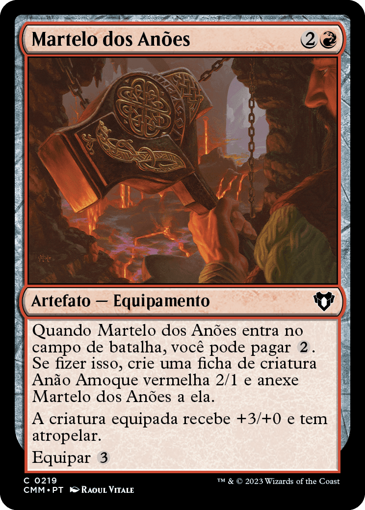 Martelo dos Anões / Dwarven Hammer - Magic: The Gathering - MoxLand