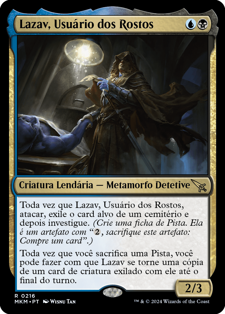 Lazav, Usuário dos Rostos / Lazav, Wearer of Faces - Magic: The Gathering - MoxLand