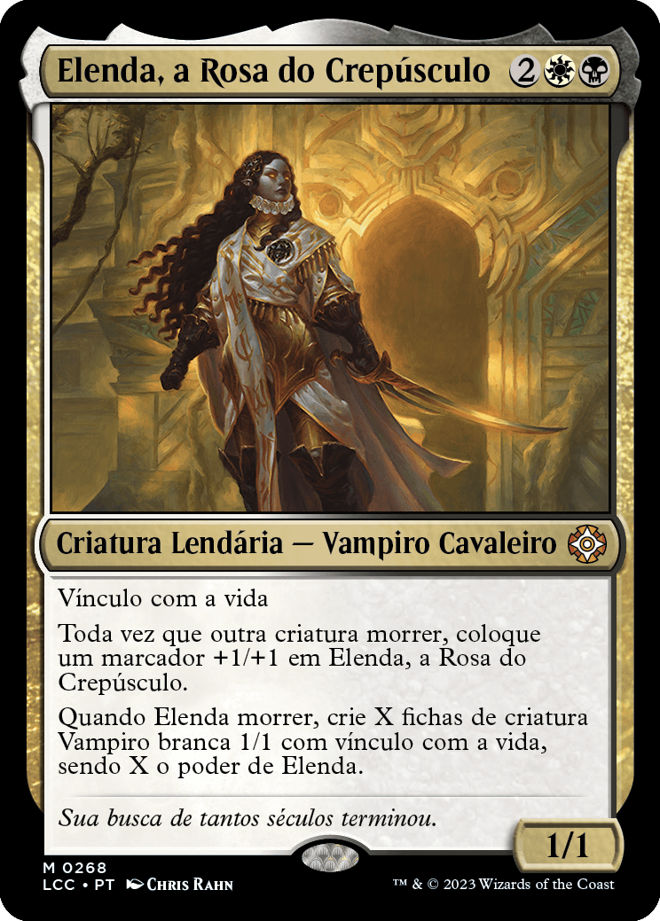 Elenda, a Rosa do Crepúsculo / Elenda, the Dusk Rose - Magic: The Gathering - MoxLand