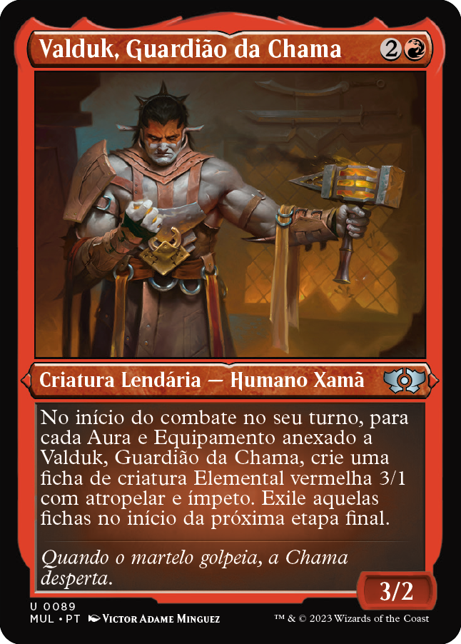 Valduk, Guardião da Chama / Valduk, Keeper of the Flame - Magic: The Gathering - MoxLand