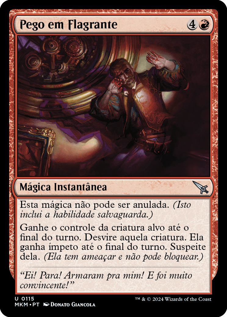 Pego em Flagrante / Caught Red-Handed - Magic: The Gathering - MoxLand