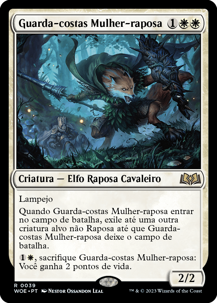 Guarda-costas Mulher-raposa / Werefox Bodyguard - Magic: The Gathering - MoxLand