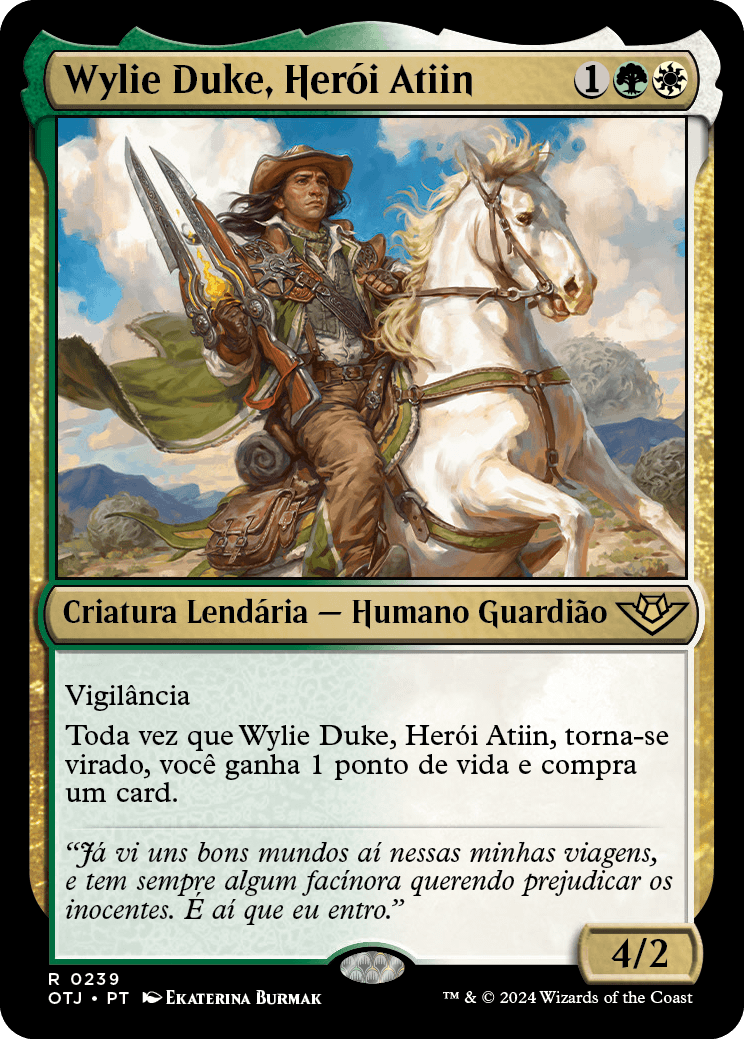Wylie Duke, Herói Atiin / Wylie Duke, Atiin Hero - Magic: The Gathering - MoxLand