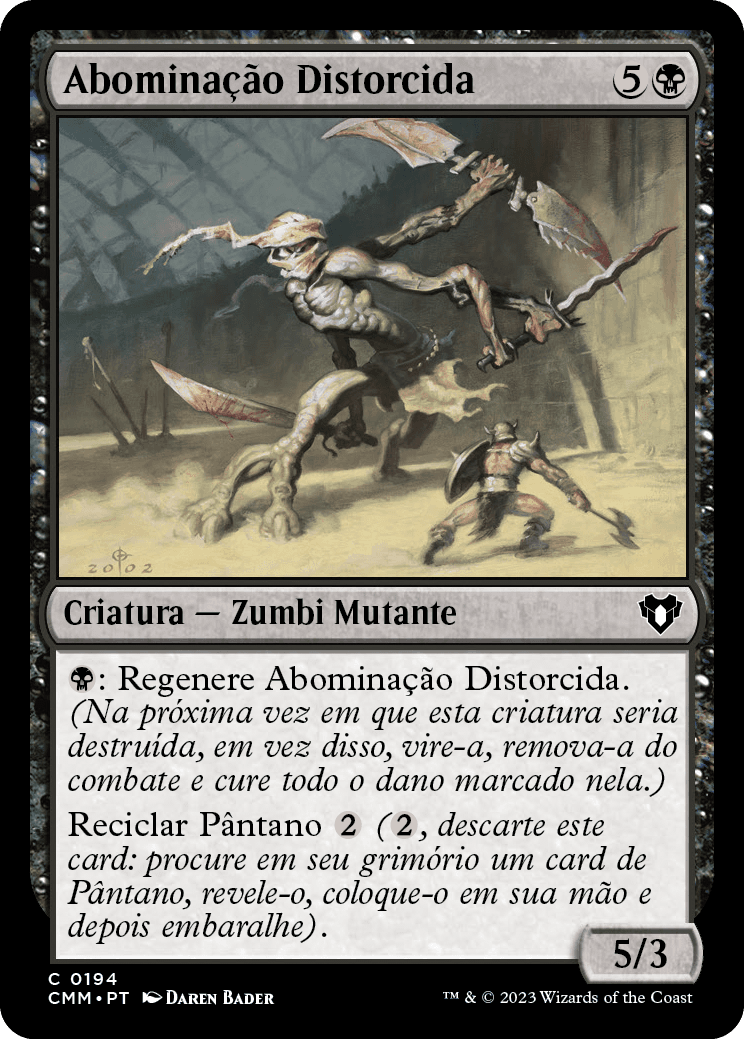 Abominação Distorcida / Twisted Abomination - Magic: The Gathering - MoxLand