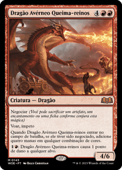 Dragão Avérneo Queima-reinos / Realm-Scorcher Hellkite - Magic: The Gathering - MoxLand