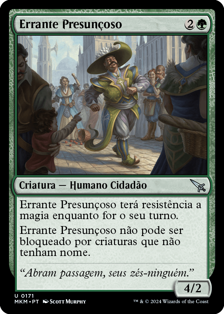 Errante Presunçoso / Pompous Gadabout - Magic: The Gathering - MoxLand