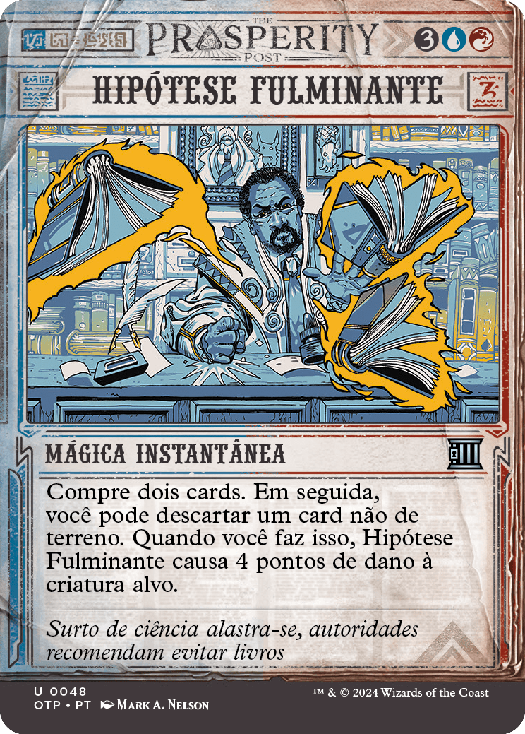 Hipótese Fulminante / Hypothesizzle - Magic: The Gathering - MoxLand