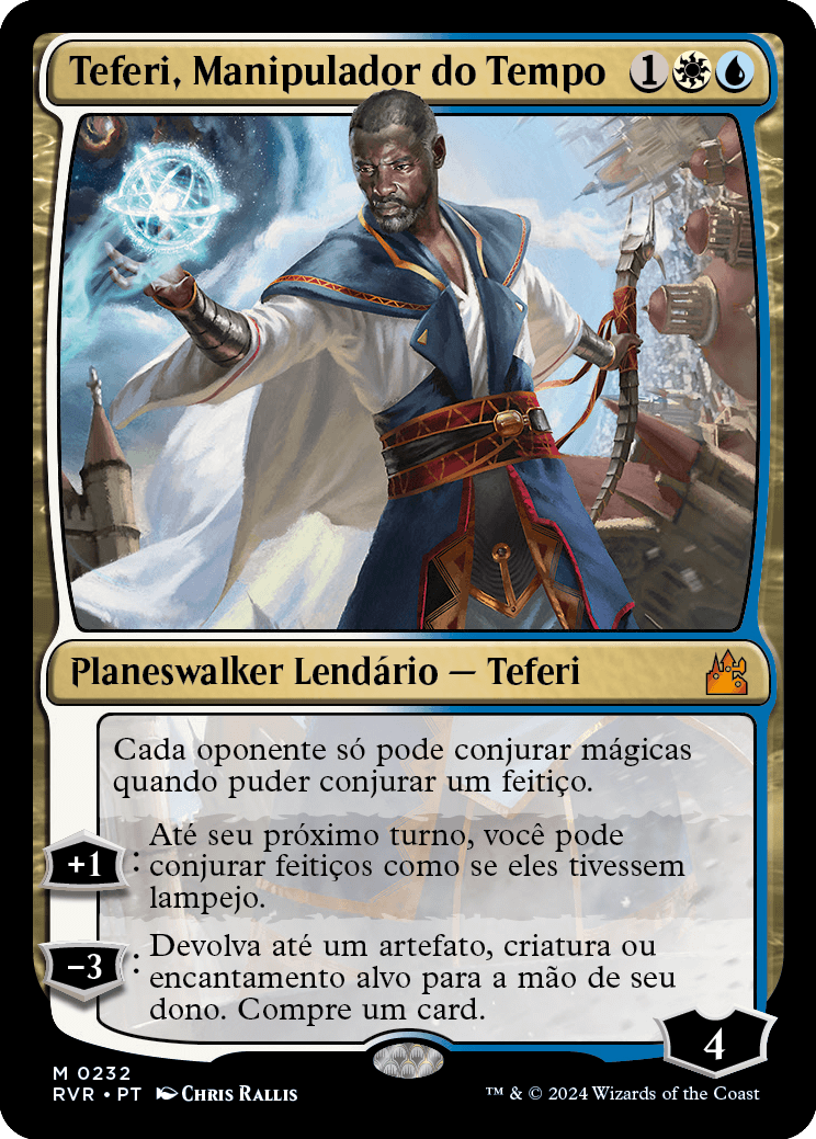 Teferi, Manipulador do Tempo / Teferi, Time Raveler - Magic: The Gathering - MoxLand