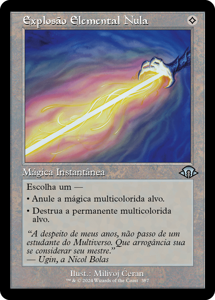 Explosão Elemental Nula / Null Elemental Blast - Magic: The Gathering - MoxLand