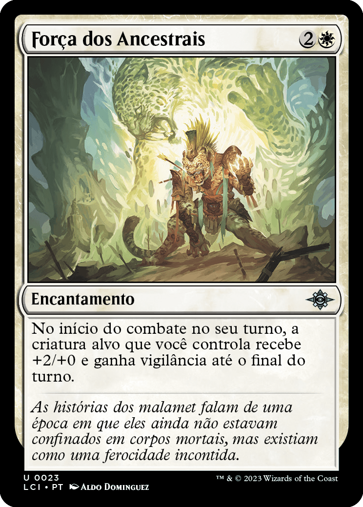 Força dos Ancestrais / Might of the Ancestors - Magic: The Gathering - MoxLand