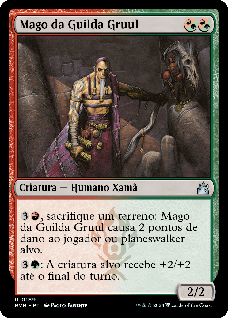 Mago da Guilda Gruul / Gruul Guildmage - Magic: The Gathering - MoxLand