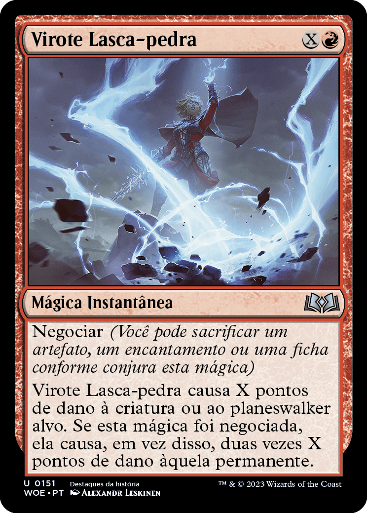 Virote Lasca-pedra / Stonesplitter Bolt - Magic: The Gathering - MoxLand