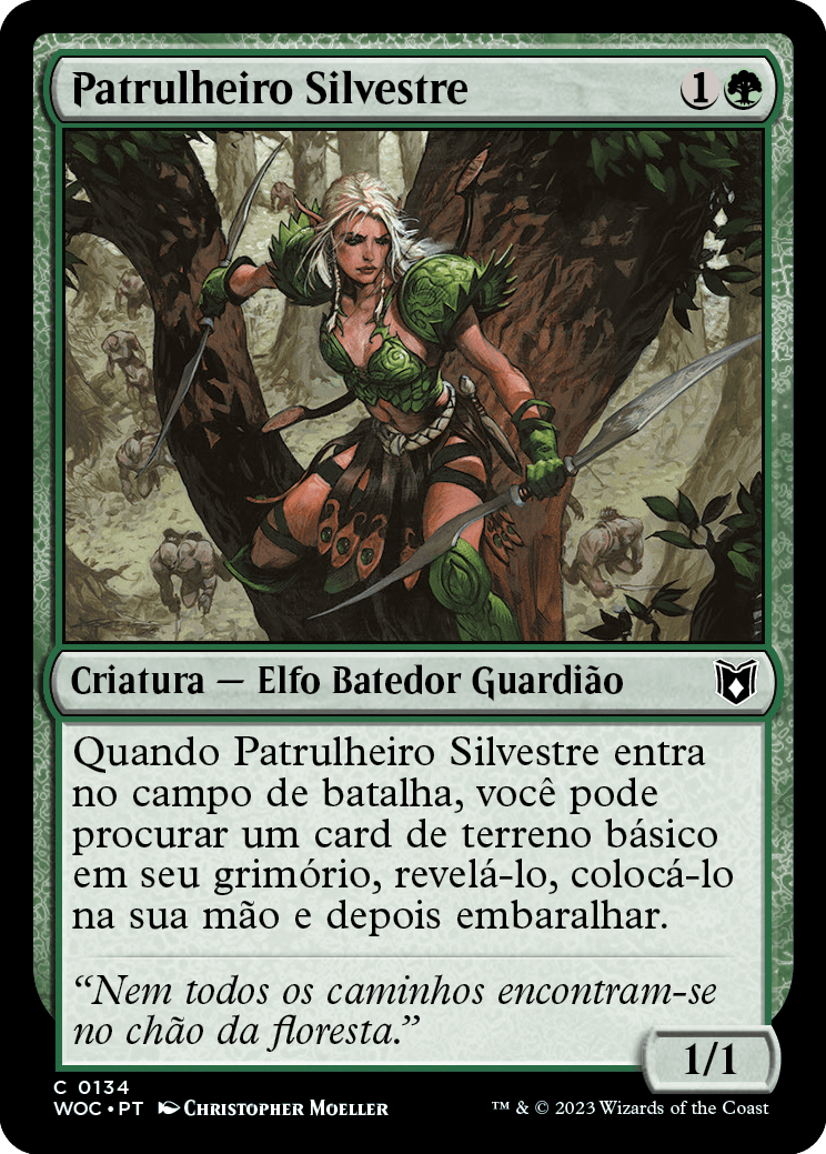 Patrulheiro Silvestre / Sylvan Ranger - Magic: The Gathering - MoxLand