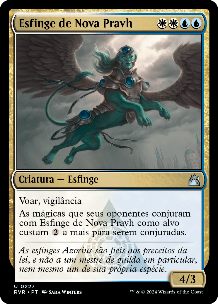 Esfinge de Nova Pravh / Sphinx of New Prahv - Magic: The Gathering - MoxLand