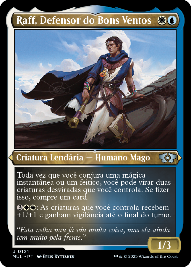 Raff, Defensor do Bons Ventos / Raff, Weatherlight Stalwart - Magic: The Gathering - MoxLand