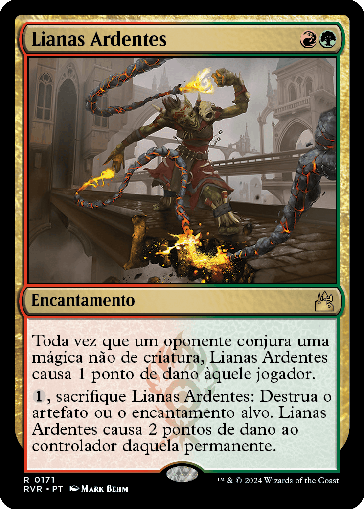 Lianas Ardentes / Cindervines - Magic: The Gathering - MoxLand