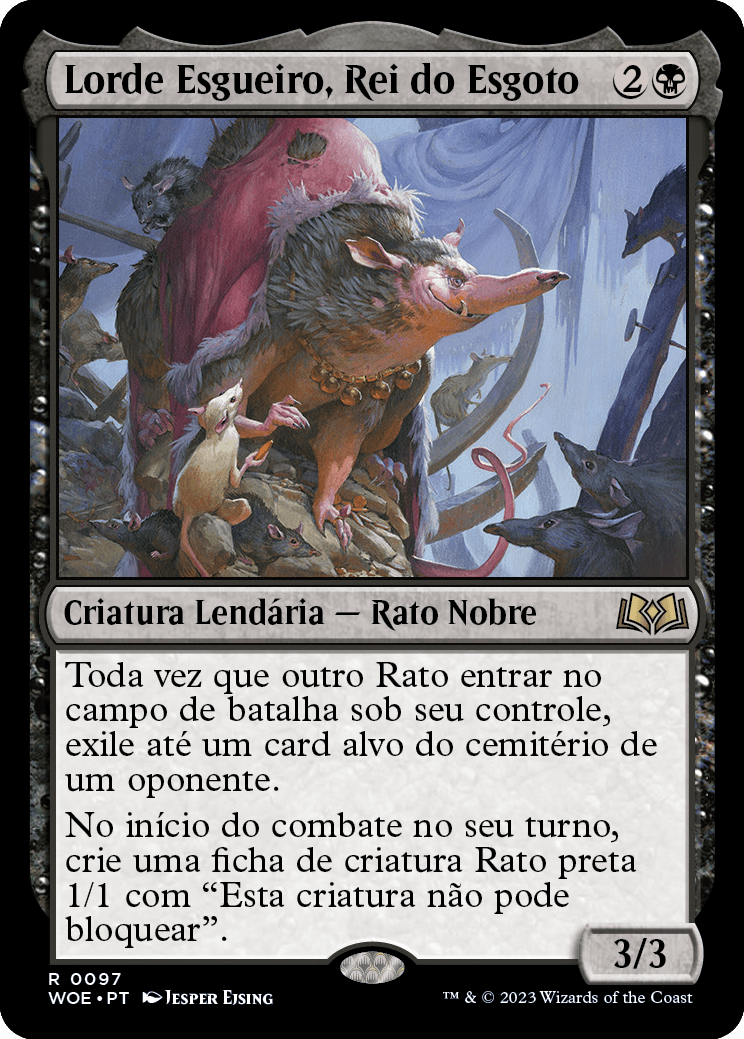 Lorde Esgueiro, Rei do Esgoto / Lord Skitter, Sewer King - Magic: The Gathering - MoxLand