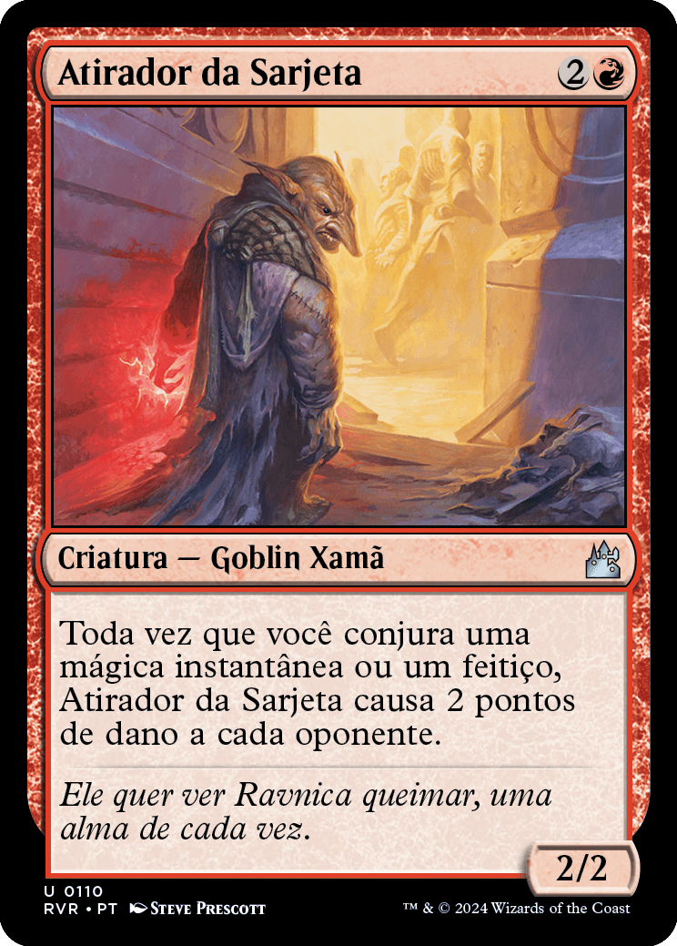 Atirador da Sarjeta / Guttersnipe - Magic: The Gathering - MoxLand