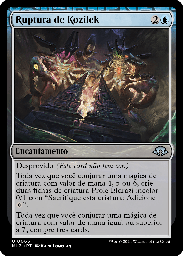 Ruptura de Kozilek / Kozilek's Unsealing - Magic: The Gathering - MoxLand