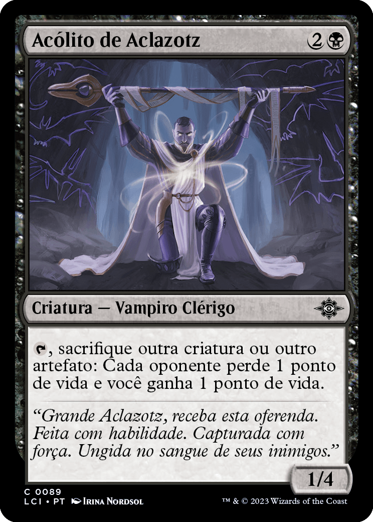 Acólito de Aclazotz / Acolyte of Aclazotz - Magic: The Gathering - MoxLand