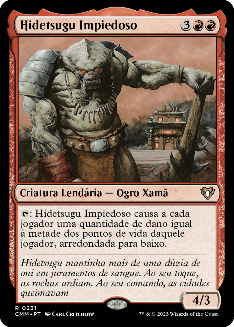 Hidetsugu Impiedoso / Heartless Hidetsugu - Magic: The Gathering - MoxLand