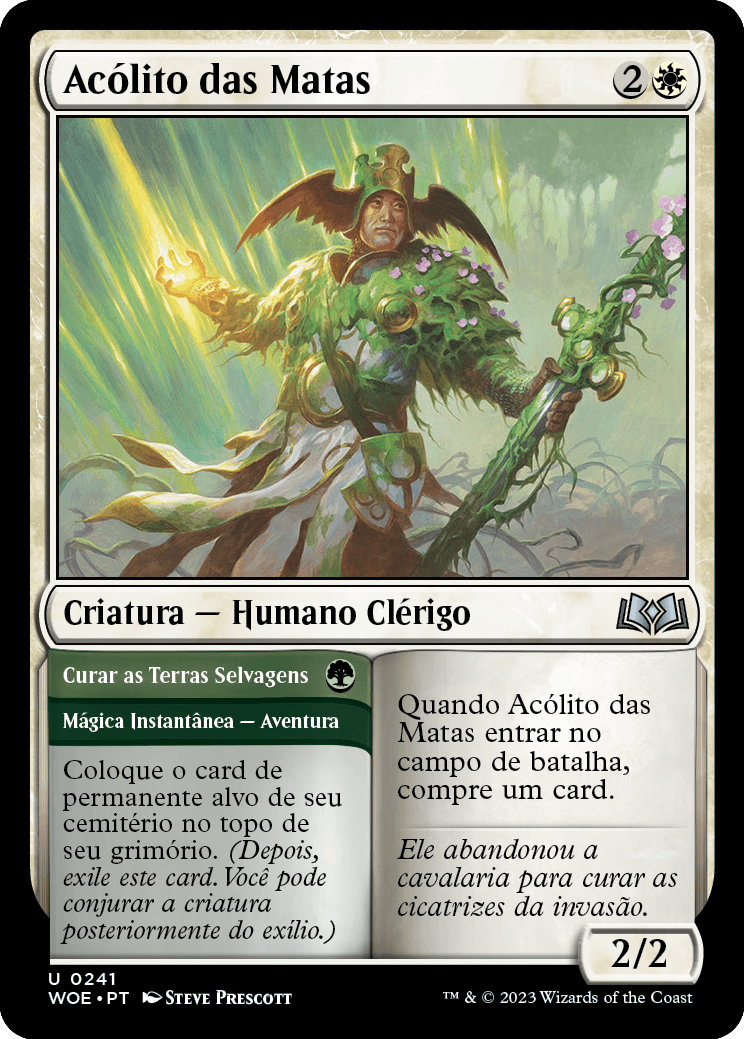 Acólito das Matas / Woodland Acolyte - Magic: The Gathering - MoxLand