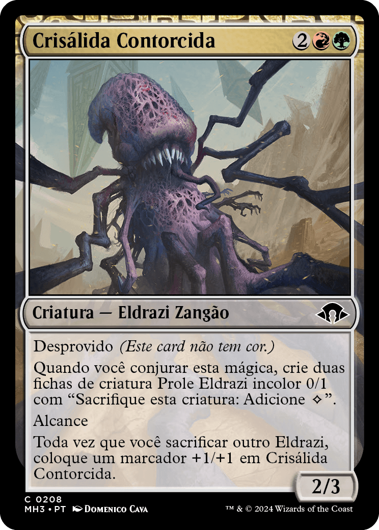 Crisálida Contorcida / Writhing Chrysalis - Magic: The Gathering - MoxLand
