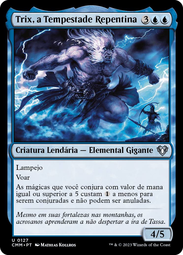 Trix, a Tempestade Repentina / Thryx, the Sudden Storm - Magic: The Gathering - MoxLand