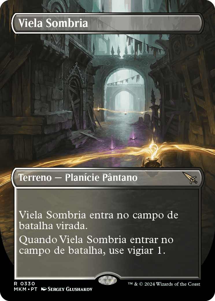 Viela Sombria / Shadowy Backstreet - Magic: The Gathering - MoxLand