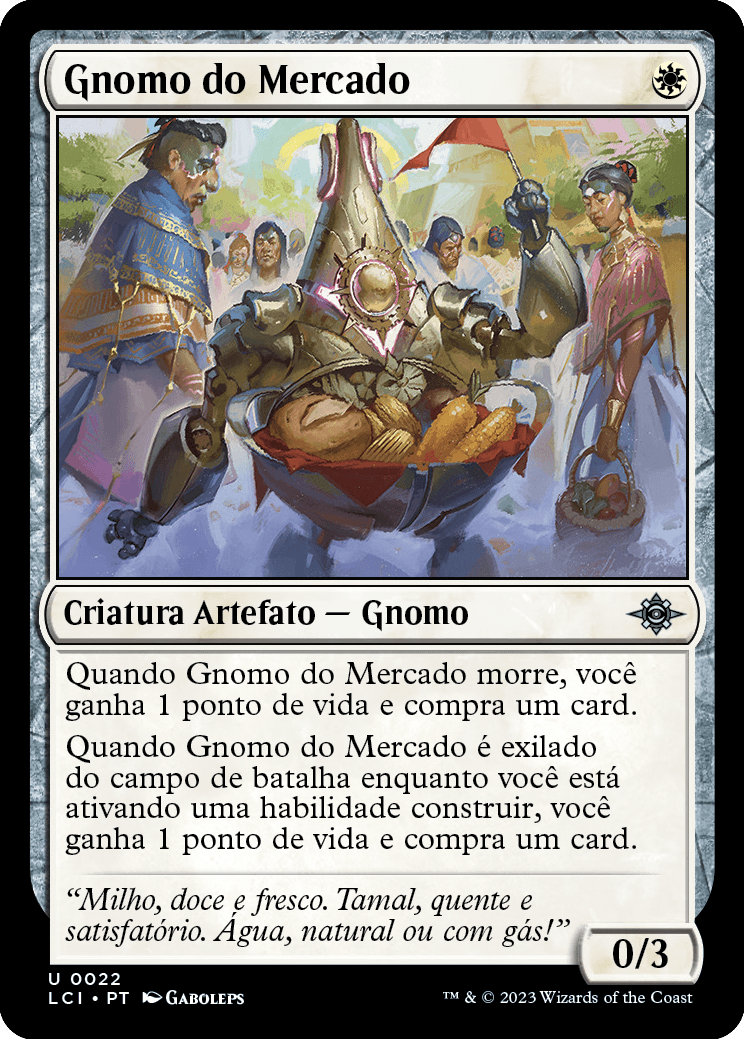 Gnomo do Mercado / Market Gnome - Magic: The Gathering - MoxLand