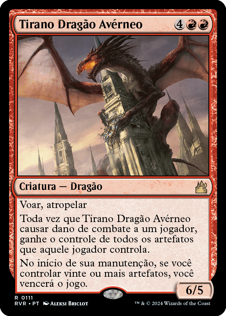 Tirano Dragão Avérneo / Hellkite Tyrant - Magic: The Gathering - MoxLand