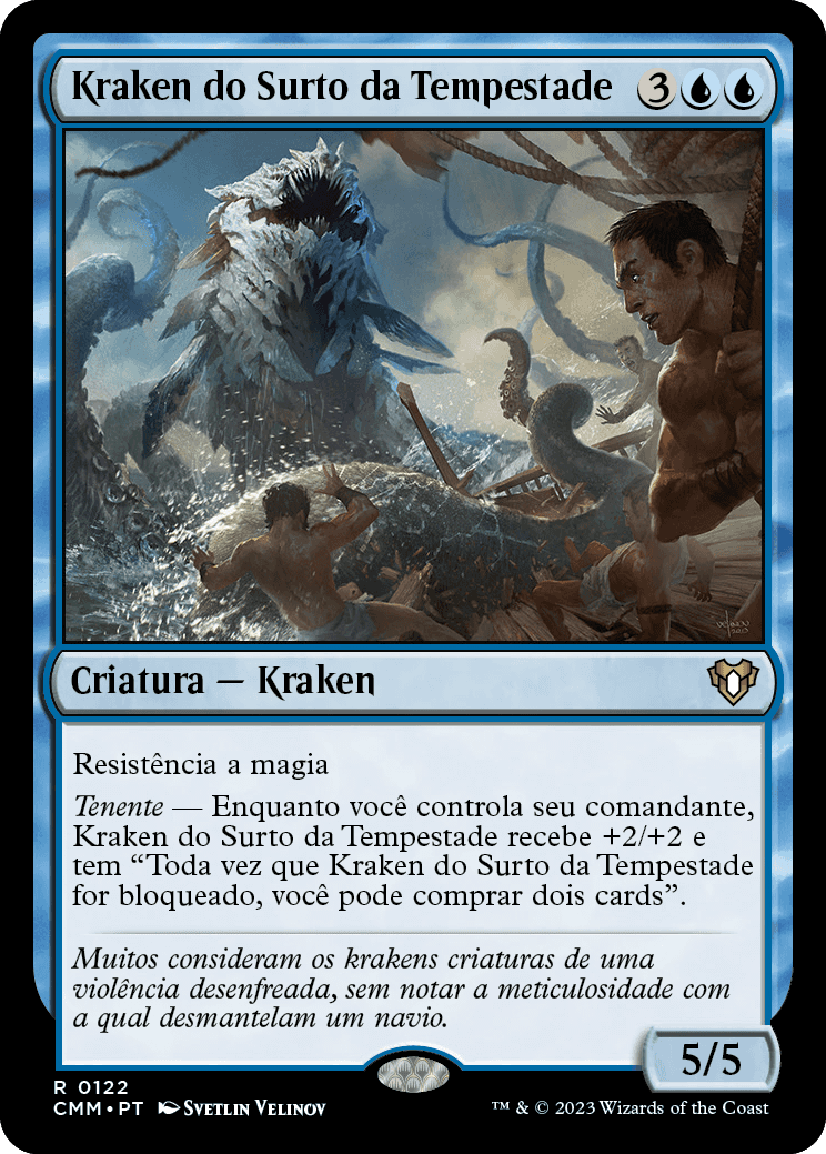 Kraken do Surto da Tempestade / Stormsurge Kraken - Magic: The Gathering - MoxLand