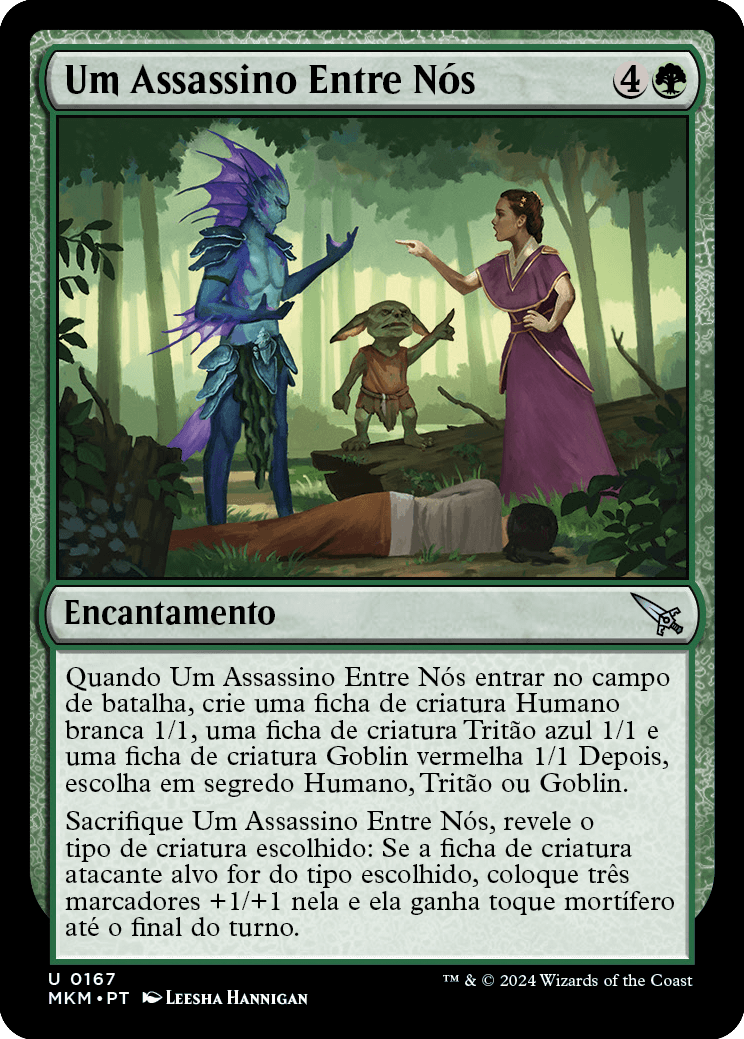 Um Assassino Entre Nós / A Killer Among Us - Magic: The Gathering - MoxLand