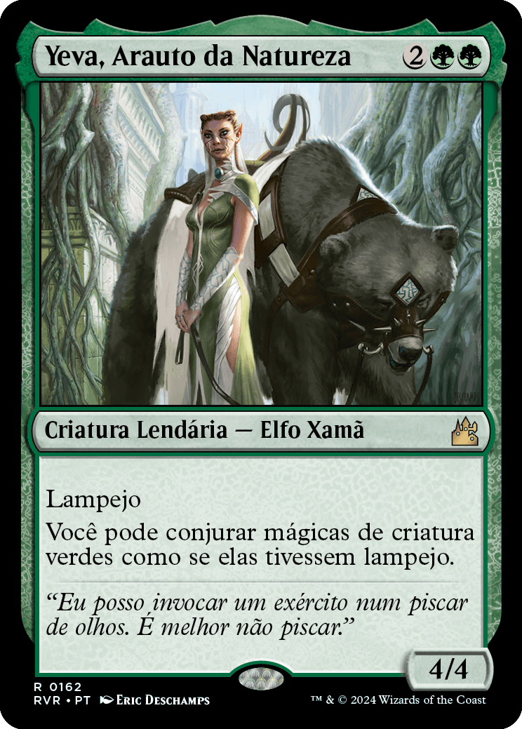 Yeva, Arauto da Natureza / Yeva, Nature's Herald - Magic: The Gathering - MoxLand