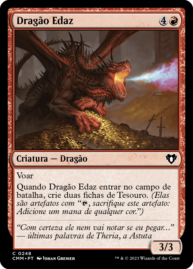 Dragão Edaz / Rapacious Dragon - Magic: The Gathering - MoxLand