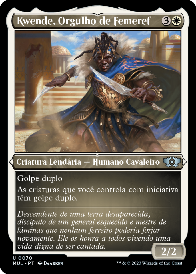 Kwende, Orgulho de Femeref / Kwende, Pride of Femeref - Magic: The Gathering - MoxLand