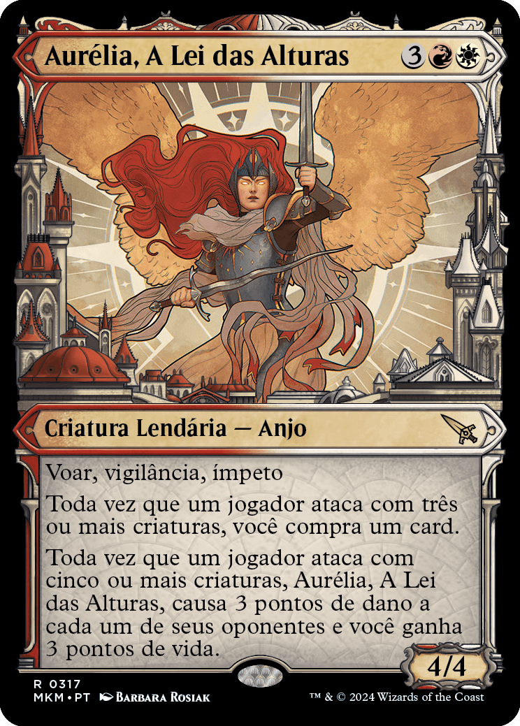 Aurélia, A Lei das Alturas / Aurelia, the Law Above - Magic: The Gathering - MoxLand