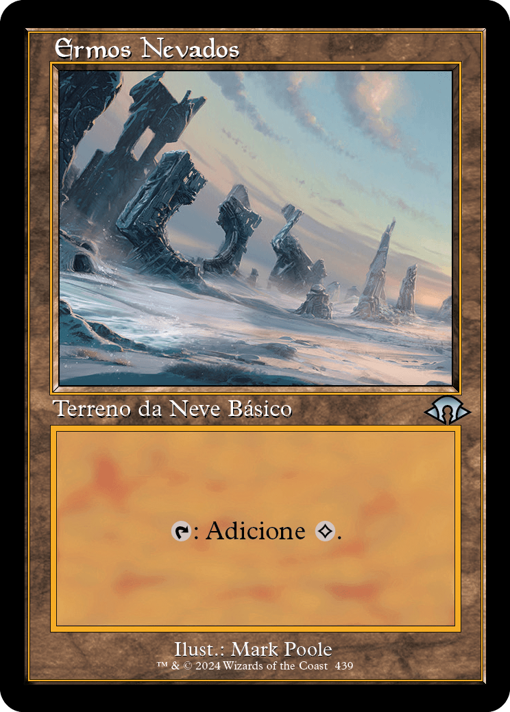 Ermos Nevados / Snow-Covered Wastes - Magic: The Gathering - MoxLand