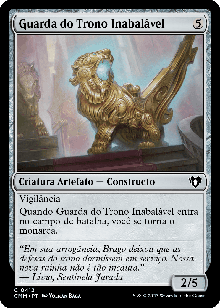 Guarda do Trono Inabalável / Staunch Throneguard - Magic: The Gathering - MoxLand