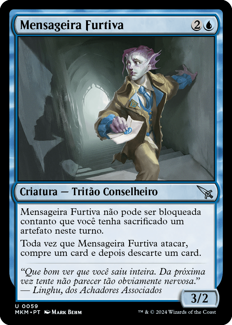 Mensageira Furtiva / Furtive Courier - Magic: The Gathering - MoxLand